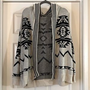 Urban Outfitters Ecote Hooded Cardigan - O/S